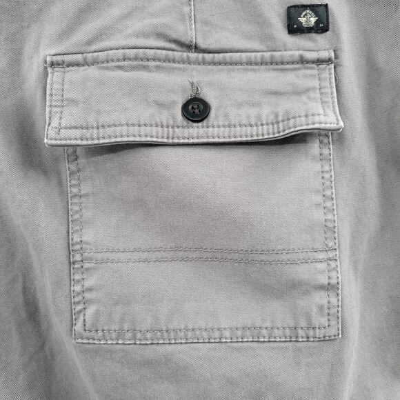 Dockers Smart 360 Flex Gray Cargo Pants Straight Zip Button Fly Men's Size 48 - Picture 6 of 12